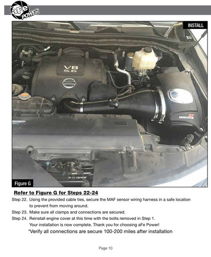 aFe Momentum GT Cold Air Intake | Infiniti QX80/Patrol 5.6L V8 (14-17/10-15) (51-76104)
