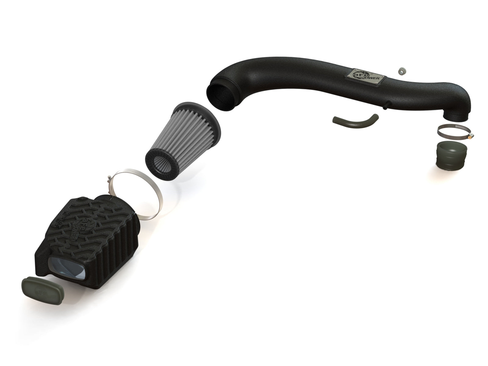 aFe Momentum GT Pro DRY S Stage-2 Intake System | Jeep Wrangler (TJ) L6 4.0L (97-06) (51-76202)