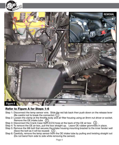 aFe Momentum GT PRO DRY S Cold Air Intake | Jeep Wrangler JK V6 3.8L (07-11) (51-76203)