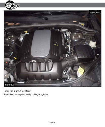 aFe Momentum GT Pro DRY S Cold Air Intake | Jeep GC WK2 V8 5.7L HEMI (11-17) (51-76205-1)