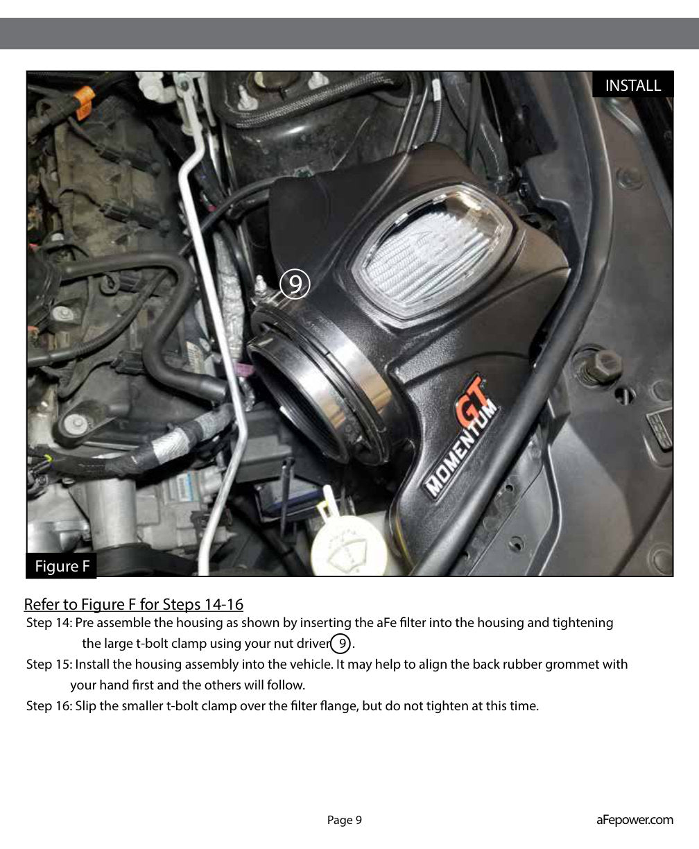 aFe Momentum GT Pro DRY S Cold Air Intake | Jeep GC WK2 V8 5.7L HEMI (11-17) (51-76205-1)