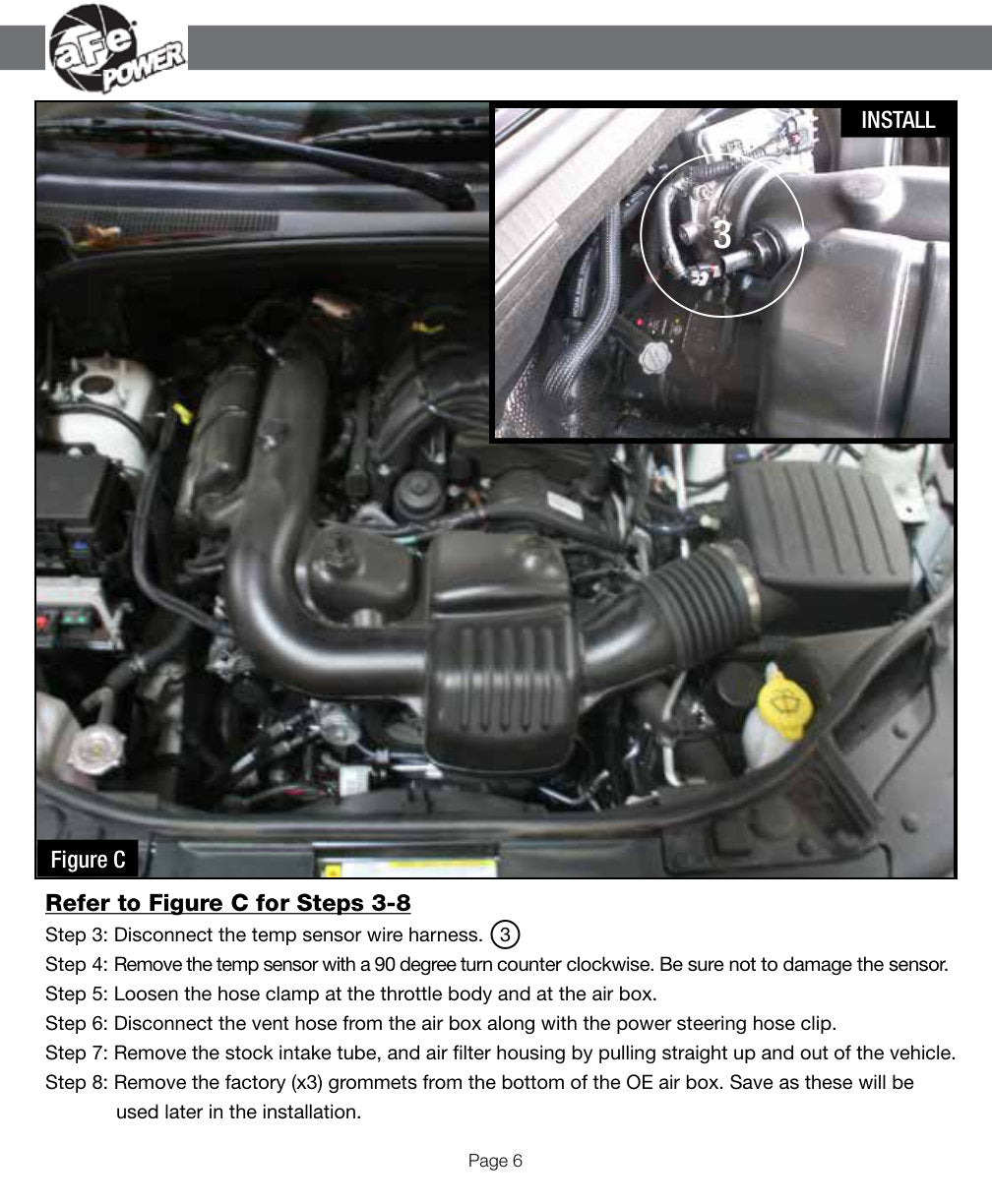 aFe Momentum GT D&S Cold Air Intake | Jeep Grand Cherokee 3.6L V6 (11-14) (SPF5176207)