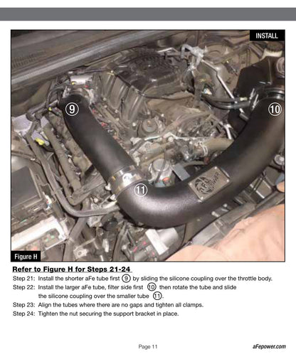aFe Momentum GT D&S Cold Air Intake | Jeep Grand Cherokee 3.6L V6 (11-14) (SPF5176207)