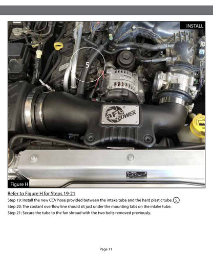 aFe Momentum GT Pro DRY S Cold Air Intake System | Jeep Wrangler JK V6 3.6L (12-18) (51-76212)