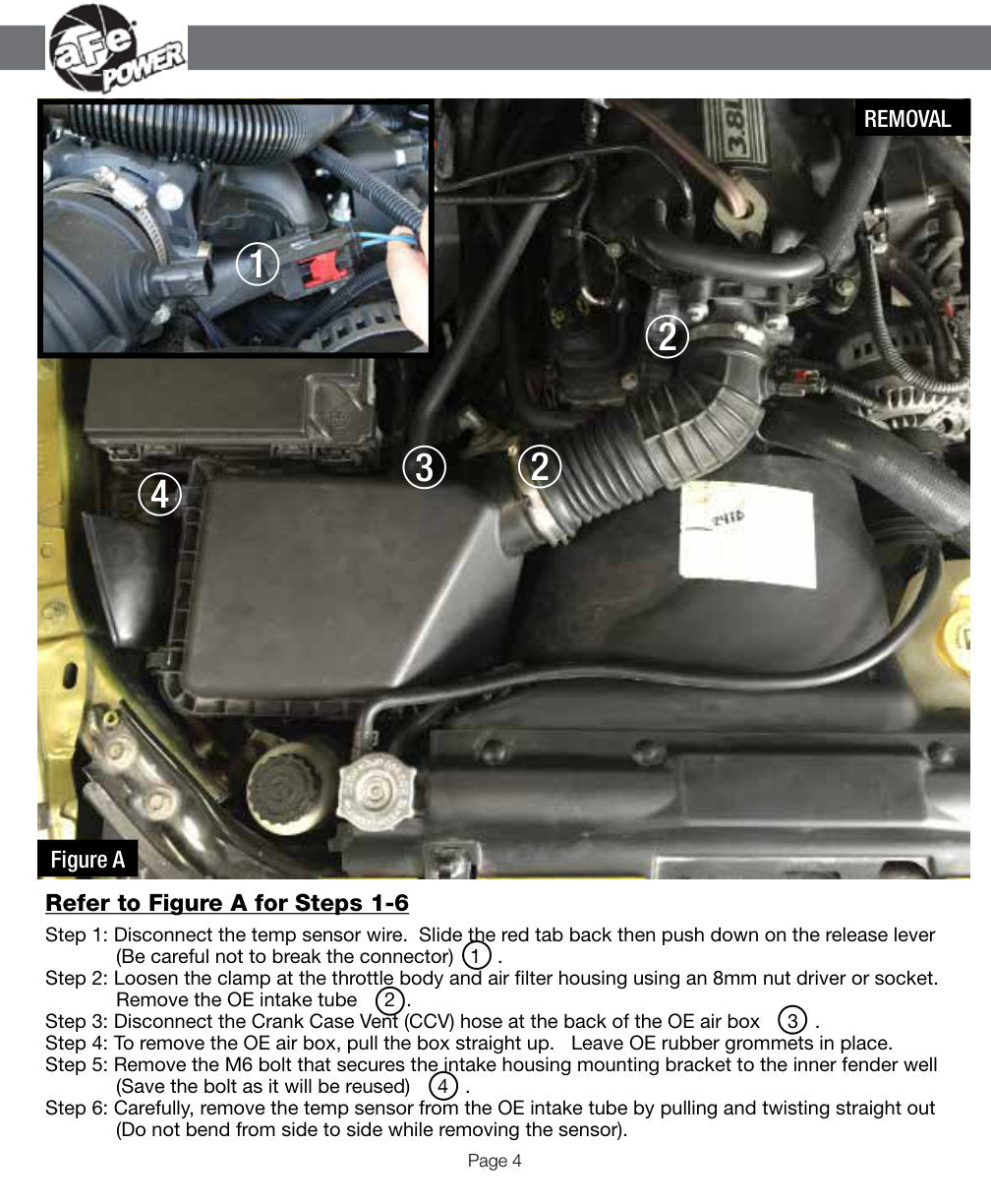 aFe Momentum GT Stage 2 Dry S Intake Jeep V6 3.8L (07-11) (51-76213) | JK