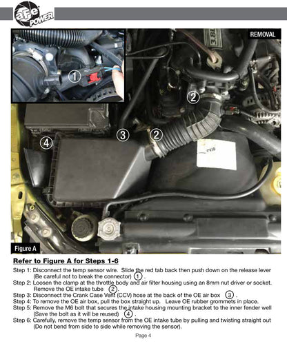 aFe Momentum GT Stage 2 Dry S Intake Jeep V6 3.8L (07-11) (51-76213) | JK