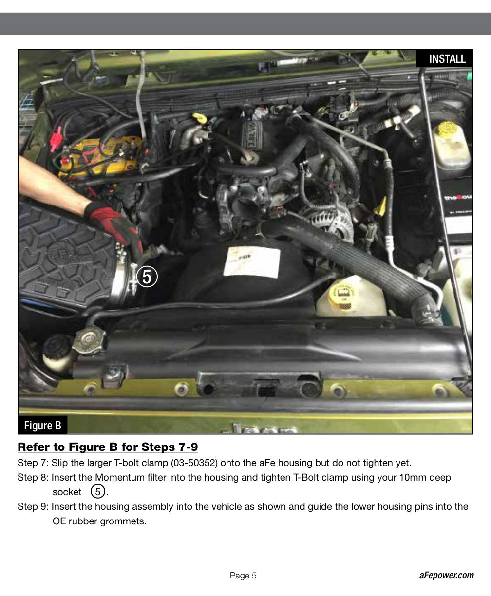 aFe Momentum GT Stage 2 Dry S Intake Jeep V6 3.8L (07-11) (51-76213) | JK