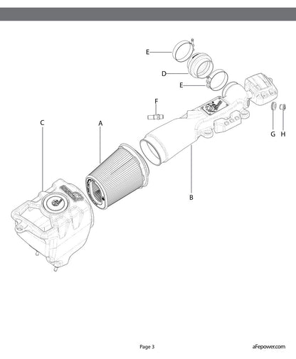 aFe Momentum GT Pro DRY S Cold Air Intake System | Jeep Wrangler (18+)