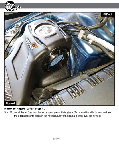 aFe Momentum GT Cold Air Intake System w/ Pro DRY S Filter | Audi A4 (B8) L4-2.0L (09-16) (51-76402)