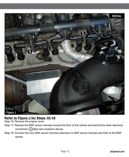 aFe Momentum GT Cold Air Intake System w/ Pro DRY S Filter | Audi A4 (B8) L4-2.0L (09-16) (51-76402)