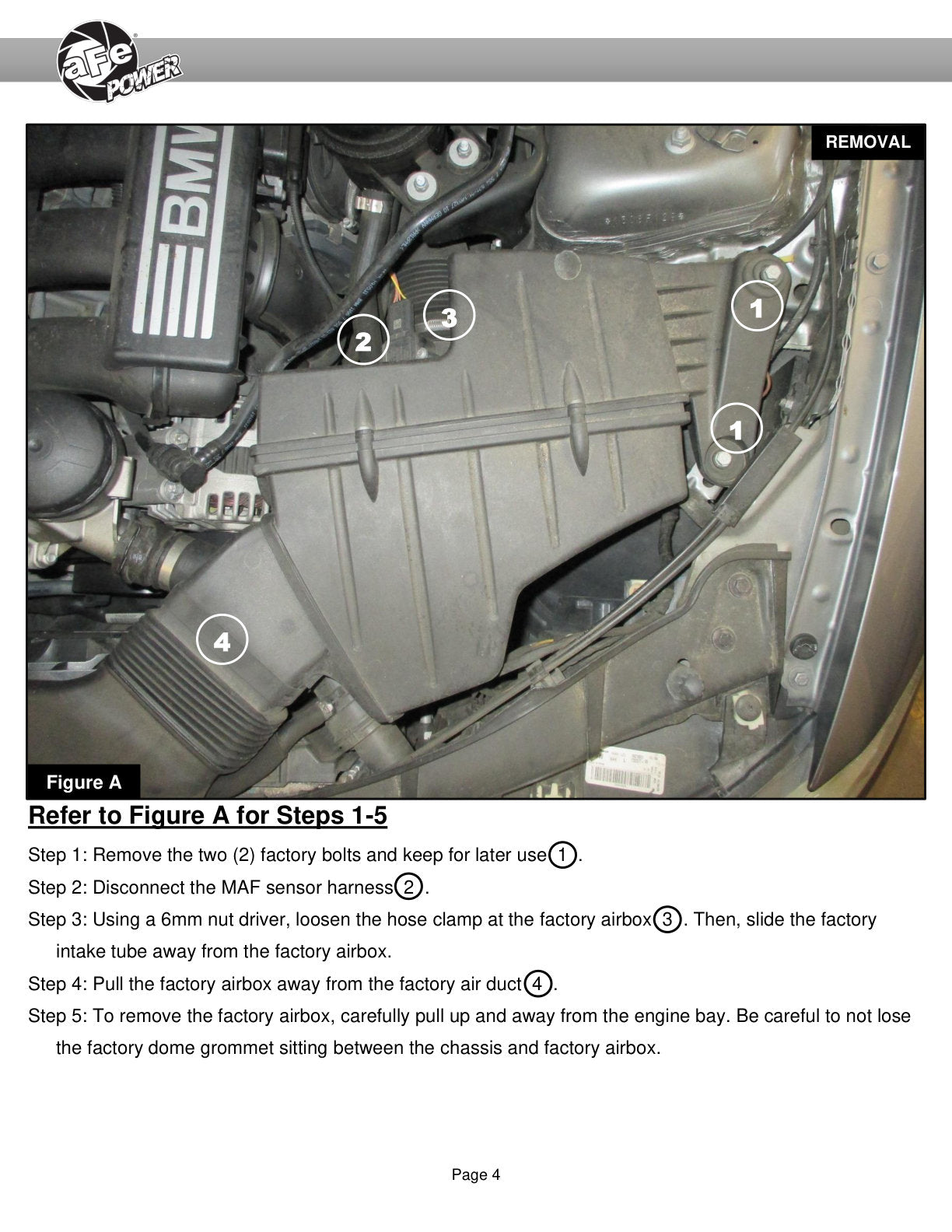 aFe MagnumFORCE Stage-2Si Cold Air Intake | BMW 3-Series E9X 06-12 (51-81012-B)