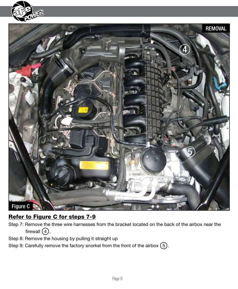 aFe MagnumFORCE Stage-2 Si Pro DRY S Intake | BMW 535i F10 L6 3.0L N55 (11-16) (51-82082-1)