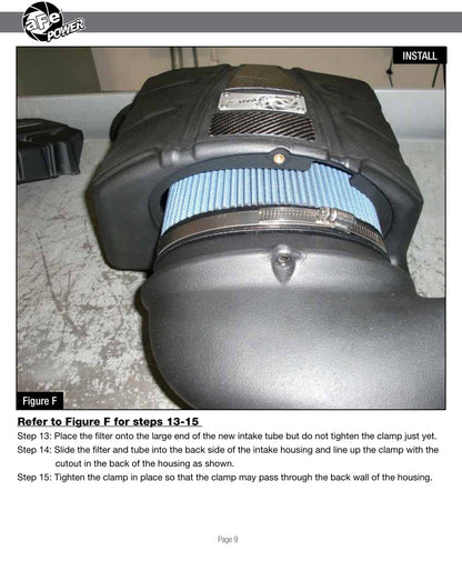 aFe MagnumFORCE Stage-2 Si Pro DRY S Intake | BMW 535i F10 L6 3.0L N55 (11-16) (51-82082-1)
