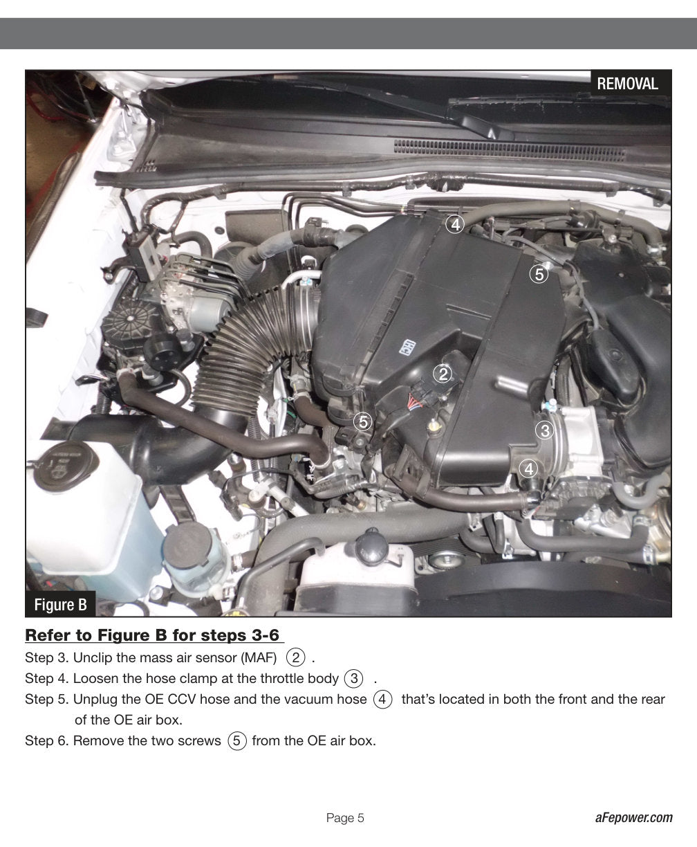 aFe MagnumFORCE Stage-2 Si Intake w/Pro Dry S | Toyota Tacoma V6 4.0L 2012-2013 (51-82342)