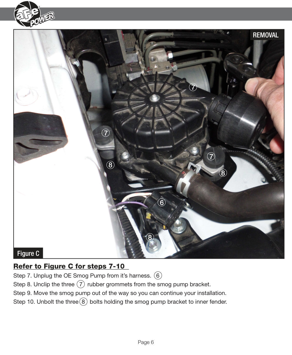 aFe MagnumFORCE Stage-2 Si Intake w/Pro Dry S | Toyota Tacoma V6 4.0L 2012-2013 (51-82342)