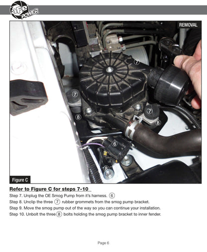 aFe MagnumFORCE Stage-2 Si Intake w/Pro Dry S | Toyota Tacoma V6 4.0L 2012-2013 (51-82342)