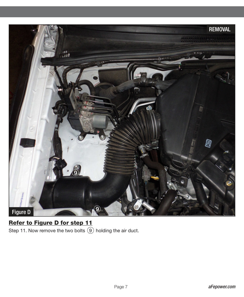 aFe MagnumFORCE Stage-2 Si Intake w/Pro Dry S | Toyota Tacoma V6 4.0L 2012-2013 (51-82342)