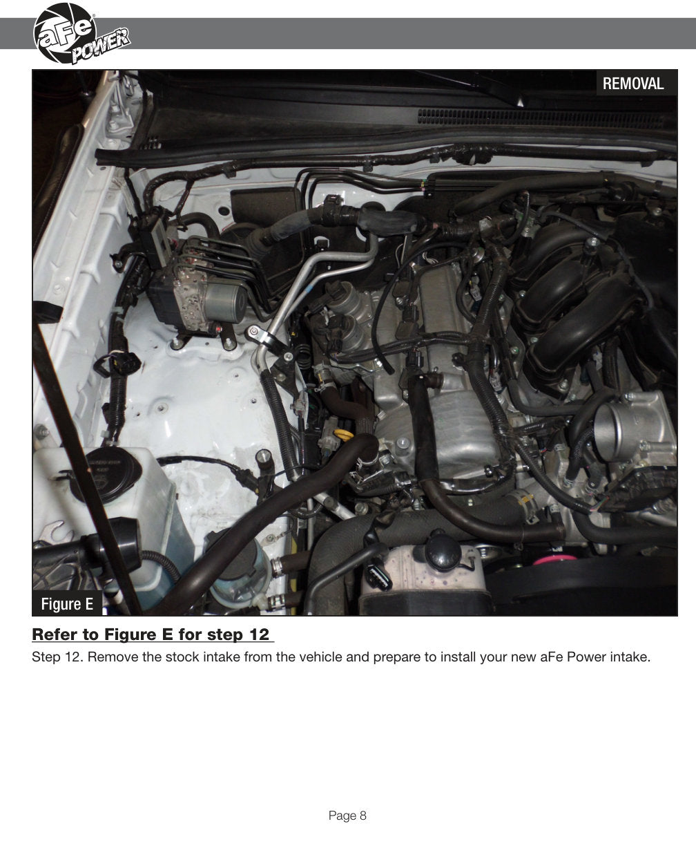 aFe MagnumFORCE Stage-2 Si Intake w/Pro Dry S | Toyota Tacoma V6 4.0L 2012-2013 (51-82342)
