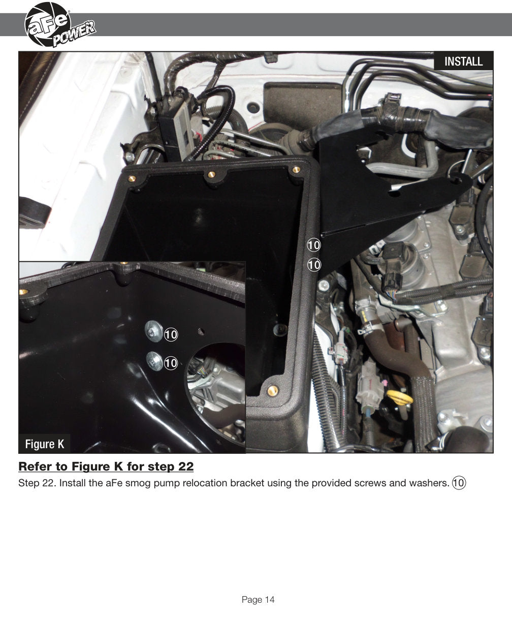 aFe MagnumFORCE Stage-2 Si Intake w/Pro Dry S | Toyota Tacoma V6 4.0L 2012-2013 (51-82342)