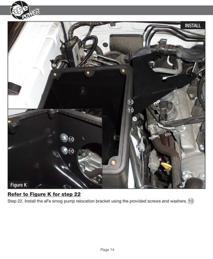 aFe MagnumFORCE Stage-2 Si Intake w/Pro Dry S | Toyota Tacoma V6 4.0L 2012-2013 (51-82342)