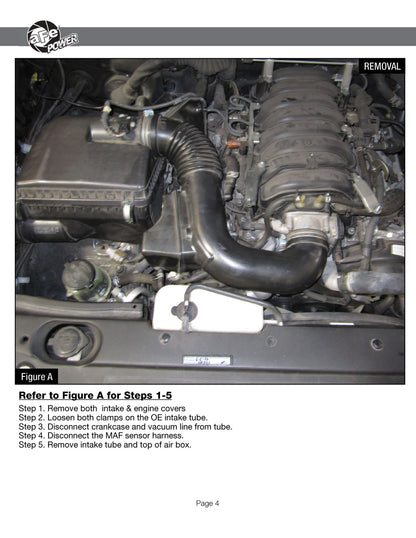 aFe MagnumFORCE Stage-2 Si Pro DRY S Intake | Lexus GX 470/Toyota 4Runner V8 4.7L (05-09) (51-82502)