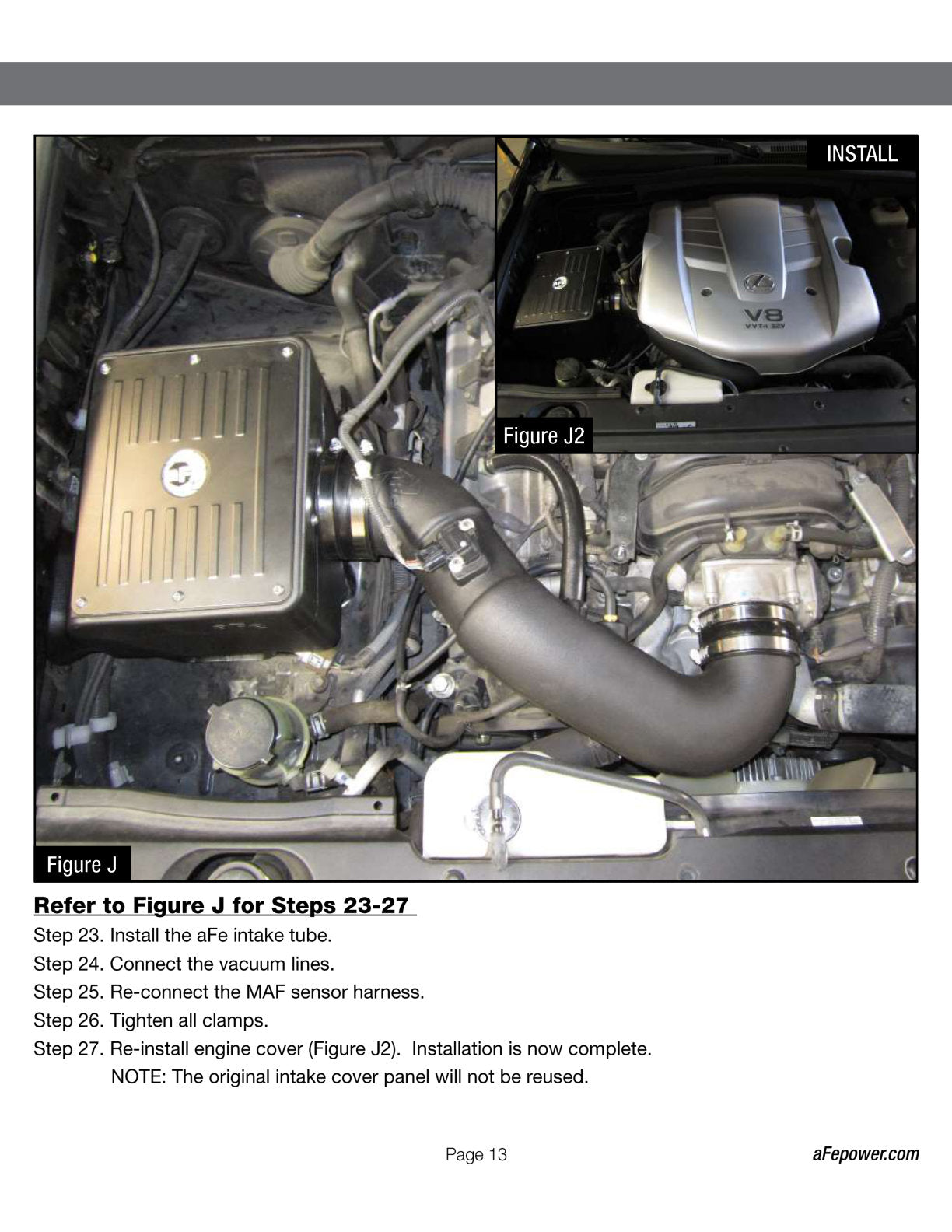 aFe MagnumFORCE Stage-2 Si Pro DRY S Intake | Lexus GX 470/Toyota 4Runner V8 4.7L (05-09) (51-82502)