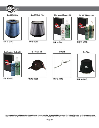 aFe MagnumFORCE Stage-2 Si Pro DRY S Intake | Lexus GX 470/Toyota 4Runner V8 4.7L (05-09) (51-82502)