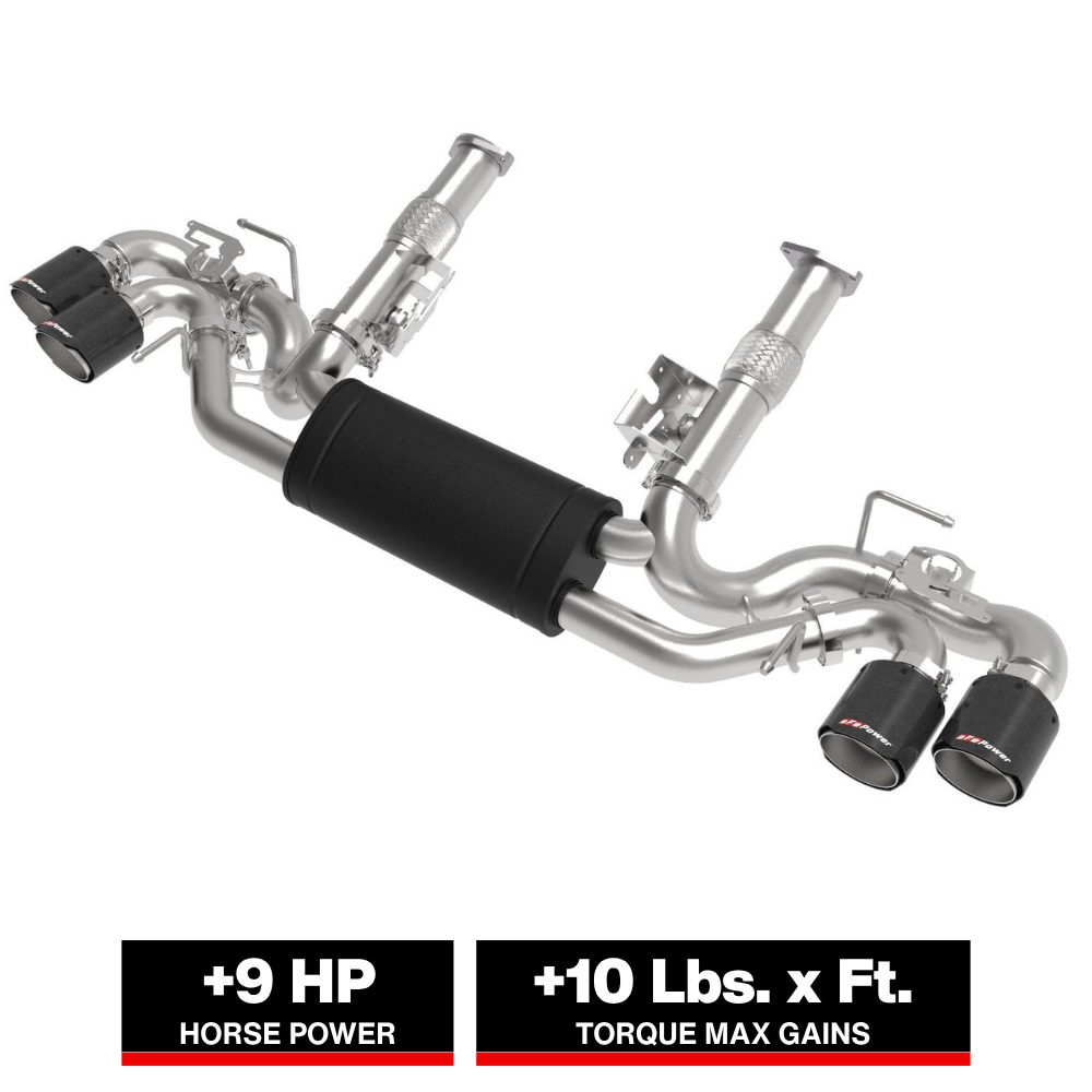 aFe MACH Force-Xp 3in to 2-1/2in Cat-Back Exhaust w/ NPP | Chevy C8 (20-21) (49-34124-C)
