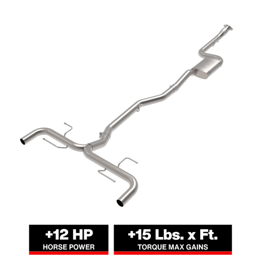 aFe MACH Force-Xp 2in to 2-1/2in SS Cat-Back Exhaust | Alfa Romeo Giulia (17-22) (49-36903)