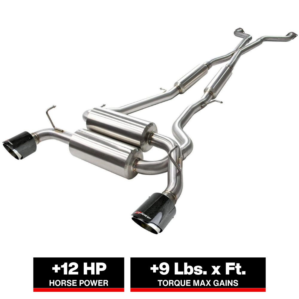 aFe Takeda 2.5in SS Cat-Back Exhaust | Infiniti G37/Q60 (08-16) (49-36103-C)