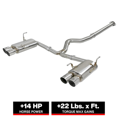 aFe Takeda 3in to 2.25in SS Cat-Back Exhaust Subaru WRX/STI (15-21) (49-36801-L)