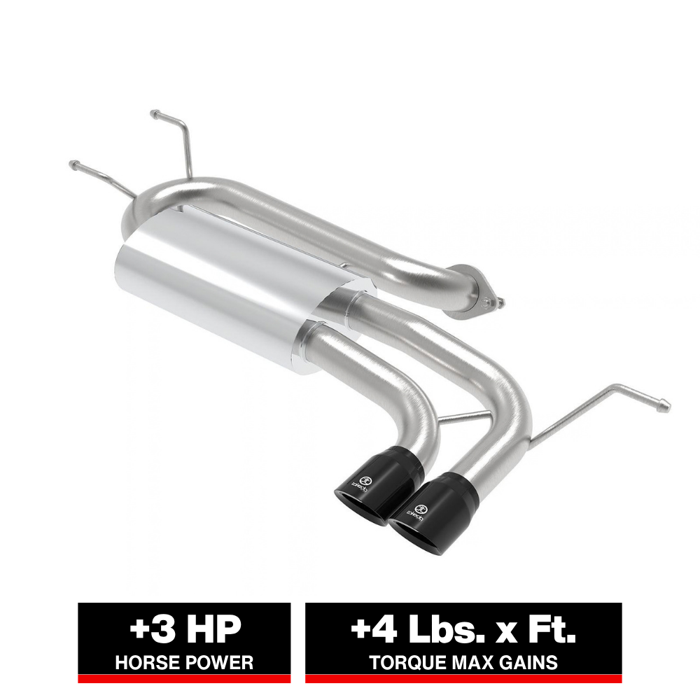 aFe Takeda 2.5in 304SS Axle-Back Exhaust w/ Black Tip | Mazda MX-5 Miata (16-21) (49-37004-B)