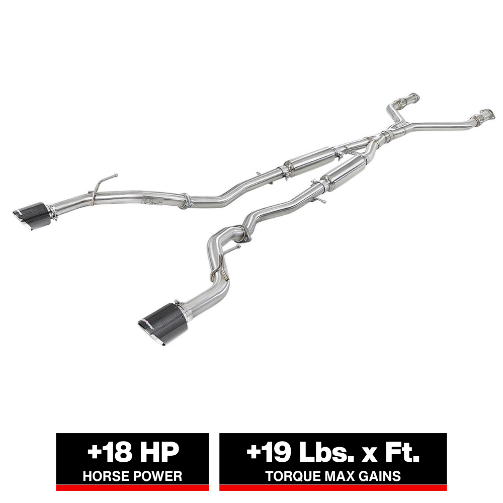 aFe Takeda 2.5in SS Cat-Back Exhaust | Infiniti Q50 (16-24) (49-36132NM-C)