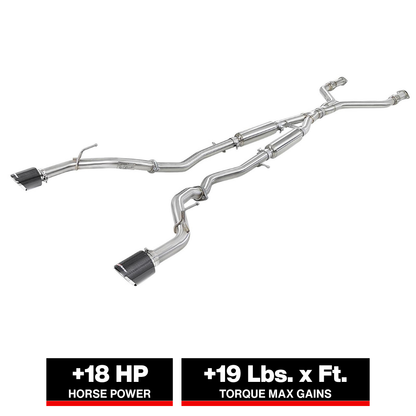 aFe Takeda 2.5in SS Cat-Back Exhaust | Infiniti Q50 (16-24) (49-36132NM-C)