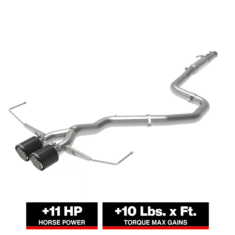aFe Takeda 3in to 2-1/2in SS Cat-Back Exhaust | Hyundai Veloster 19-21 (49-37011-P)