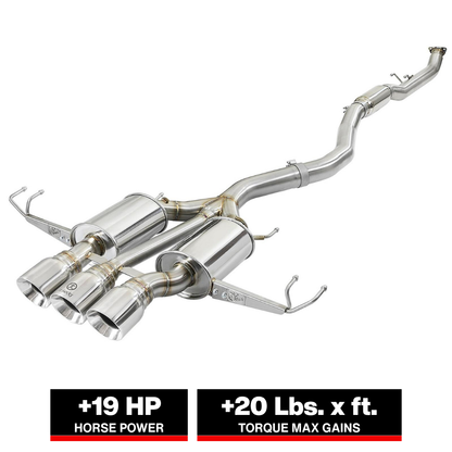 aFe Takeda 3" SS Cat-Back Exhaust | Honda Civic Type-R (17-21) (49-36623-B)