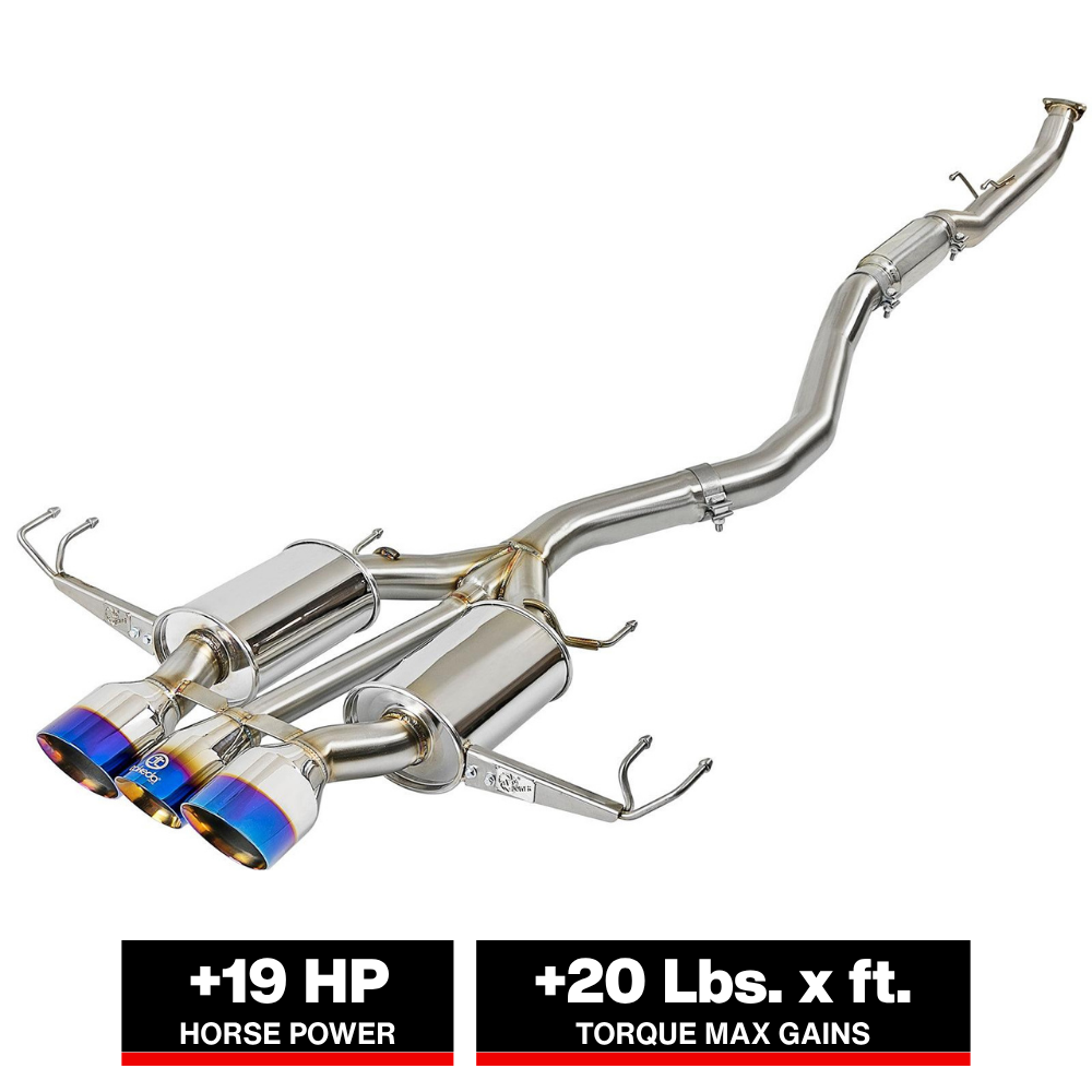 aFe Takeda 3in SS Cat-Back Exhaust | Honda Civic Type-R (17-20) (49-36616-C)