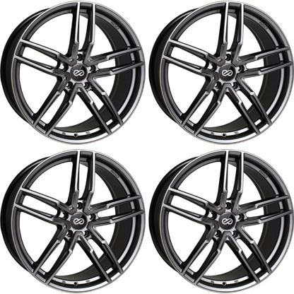 (set of 4) Enkei SS05 Hyper Grey | 20x8.5" +40mm | 5x120mm Wheel