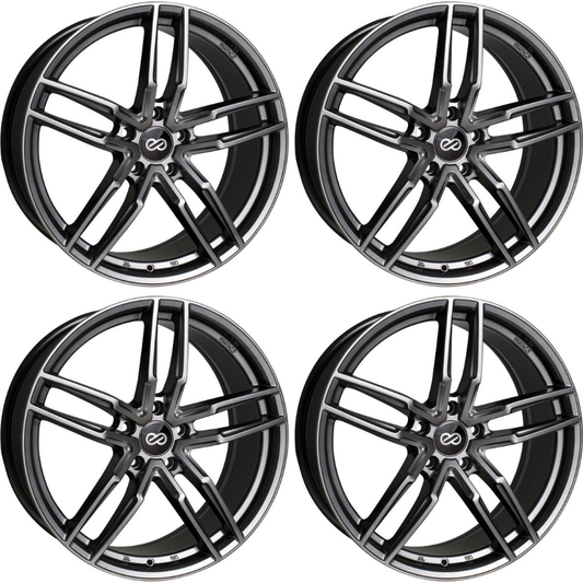(set of 4) Enkei SS05 Hyper Grey | 20x8.5" +40mm | 5x120mm Wheel