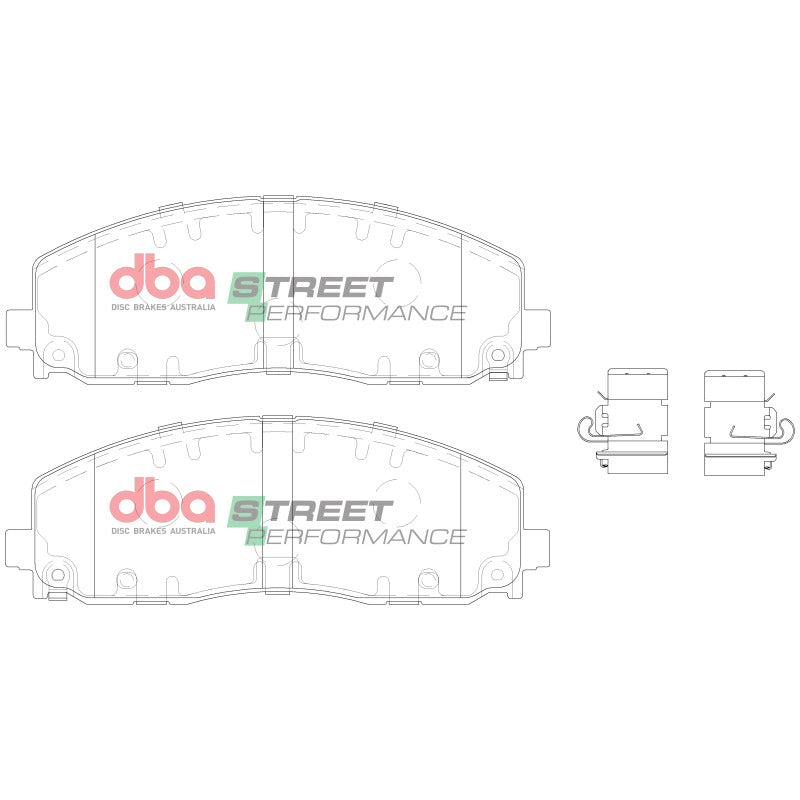 DBA Street Performance Front Brake Pads | Chrysler Pacifica (17-22) (DB15038SP)
