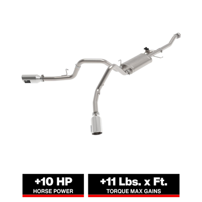 aFe Gemini XV 3in SS Cat-Back Exhaust | Ford F-150 (21) (49-33129-P)