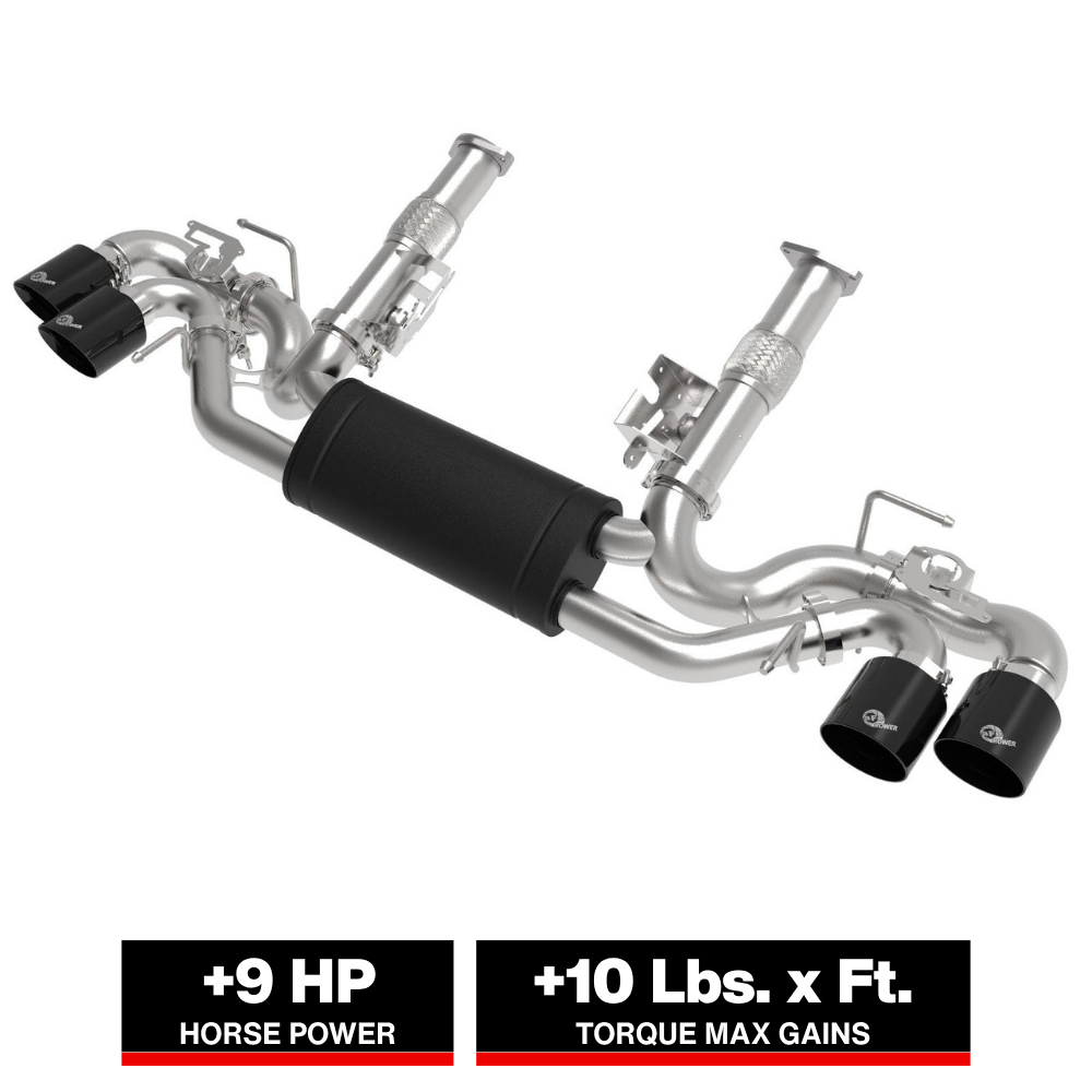 aFe MACH Force-Xp 3in-2.5in SS Cat-Back Exhaust Chevy C8 (20) | (49-34124-B)