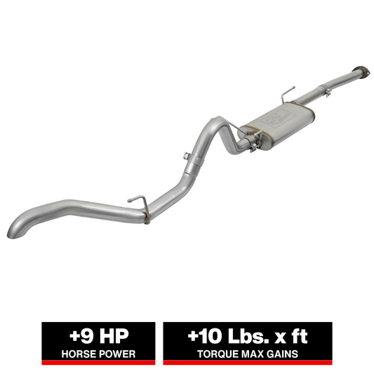 aFe 2.5in 409SS Cat-Back Exhaust Hi-Tuck | Toyota Tacoma V6-3.5L (16) (49-46034)