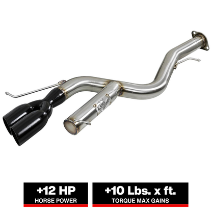 aFe 3in SS Axle-Back Exhaust | BMW 135i (08-13) (49-36302-B)