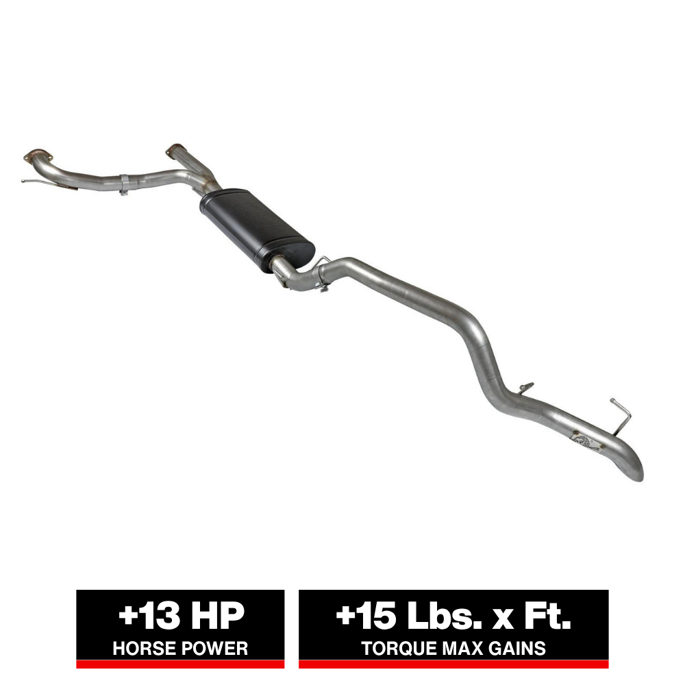 aFe 3in SS Hi-Tuck Cat-Back Exhaust Nissan Patrol Y62 (10-17) (49-36120)