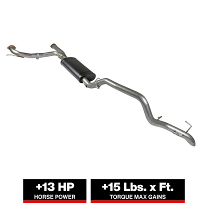 aFe 3in SS Hi-Tuck Cat-Back Exhaust Nissan Patrol Y62 (10-17) (49-36120)