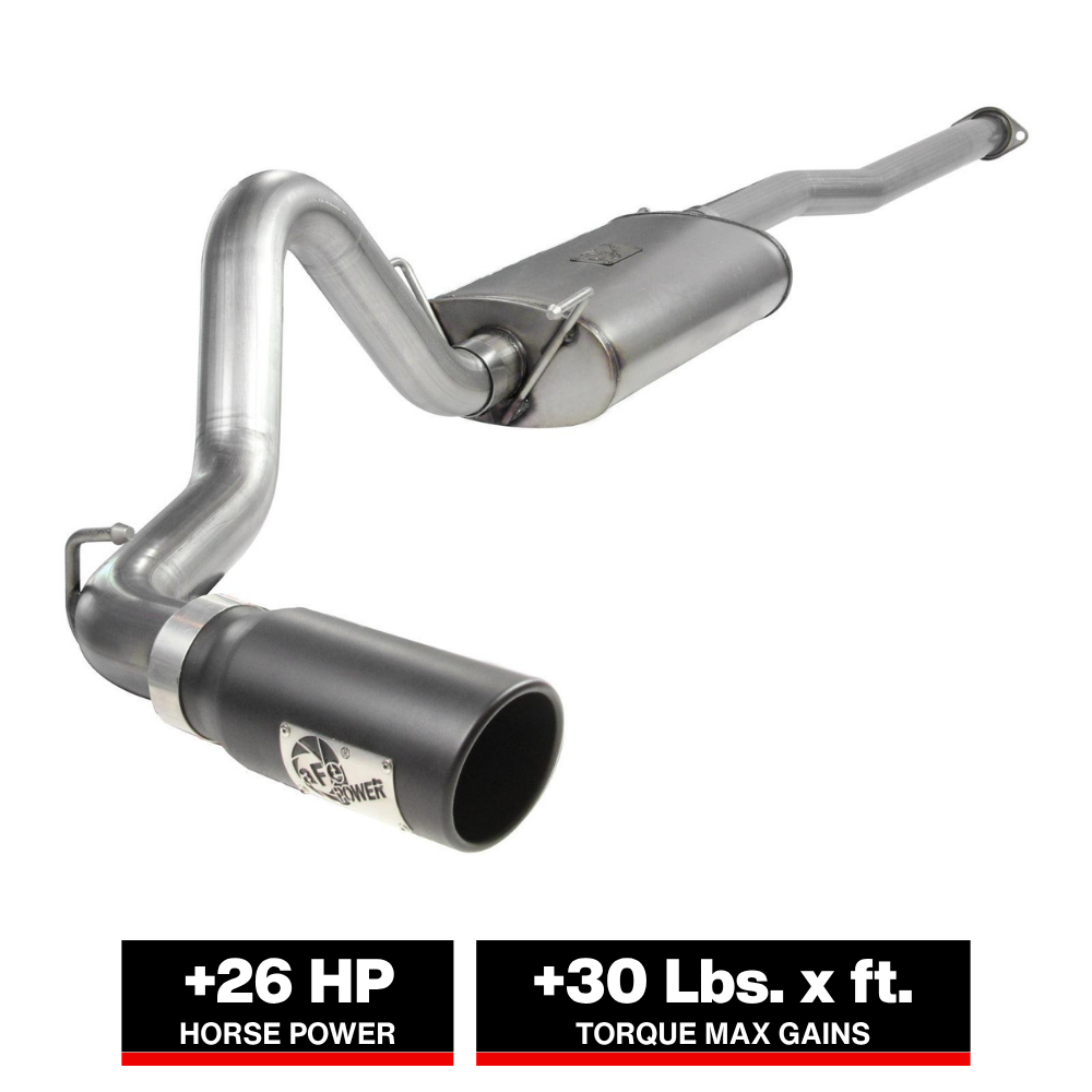 aFe 3in 409 Stainless Steel Cat-Back Exhaust System | Toyota Tacoma V6-4.0L (05-13) (49-46001-1B)