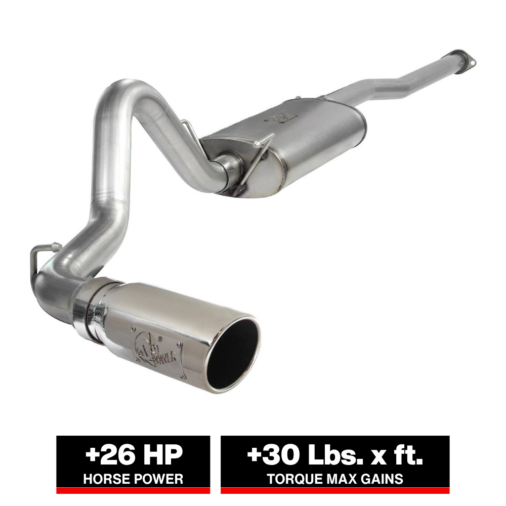 aFe MACH Force-Xp 3in 409 SS Cat-Back Exhaust Toyota Tacoma V6 05-13 | Toyota Tacoma (49-46001-1P)