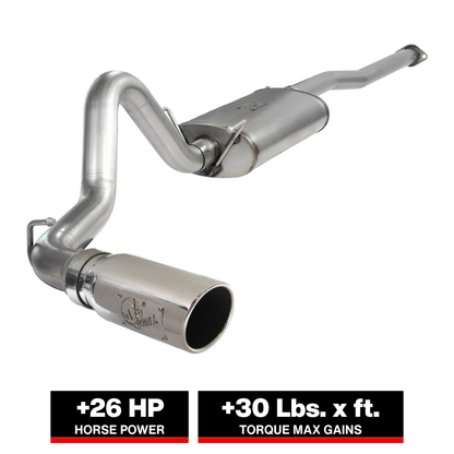 aFe MACH Force-Xp 3in 409 SS Cat-Back Exhaust Toyota Tacoma V6 05-13 | Toyota Tacoma (49-46001-1P)