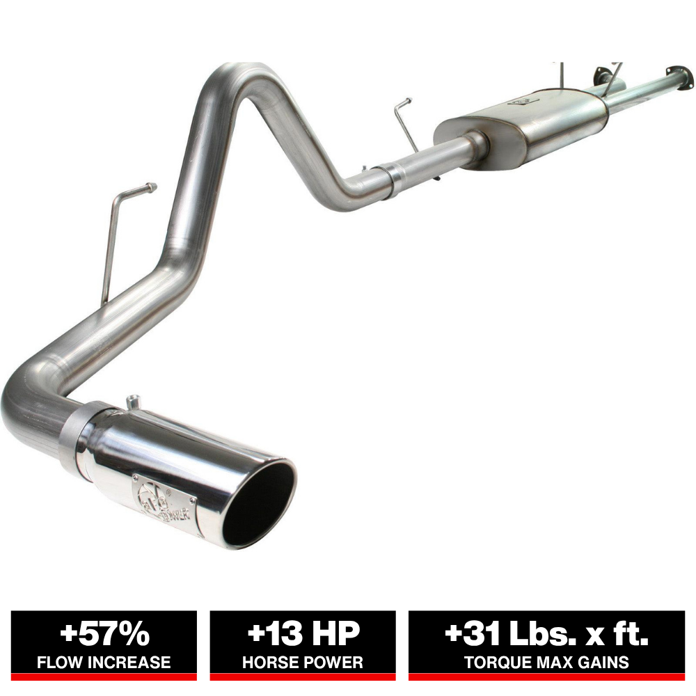 aFe MACH Force-Xp 3in 409 SS Cat-Back Exhaust | Toyota Tundra V8-5.7L (07-09) (49-46006-P)